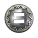 1.5in Silver Triangle Slot Concho