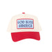 Women's Red God Bless America Cap