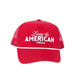 Women's Red Living The American Dream Cap
