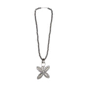 Sterling Silver Butterfly Navajo Pearl Necklace
