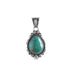 Handmade Sterling Silver Kingman Turquoise Pendant
