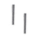 Sterling Dot Bar Earrings