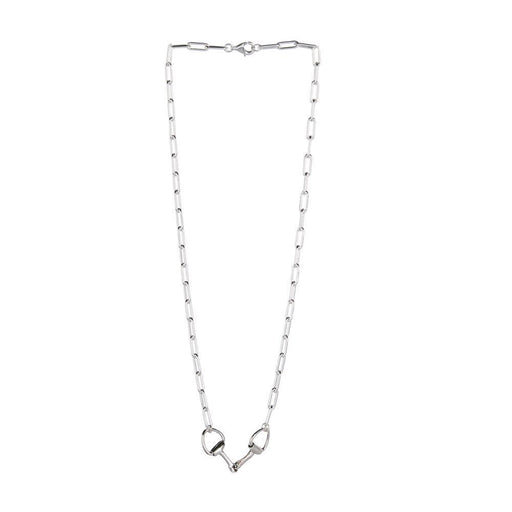 Sterling Snaffle Bit Chain Necklace