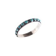 Sterling Turquoise Stacker Ring
