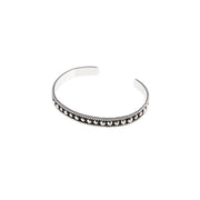 Sterling Silver Thin Dot Cuff