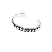 Sterling Dot Detail Cuff