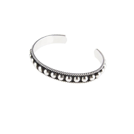 Sterling Dot Detail Cuff