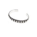 Sterling Dot Detail Cuff