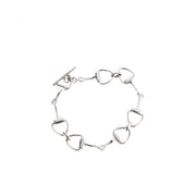 Sterling Snaffle Bit Link Bracelet