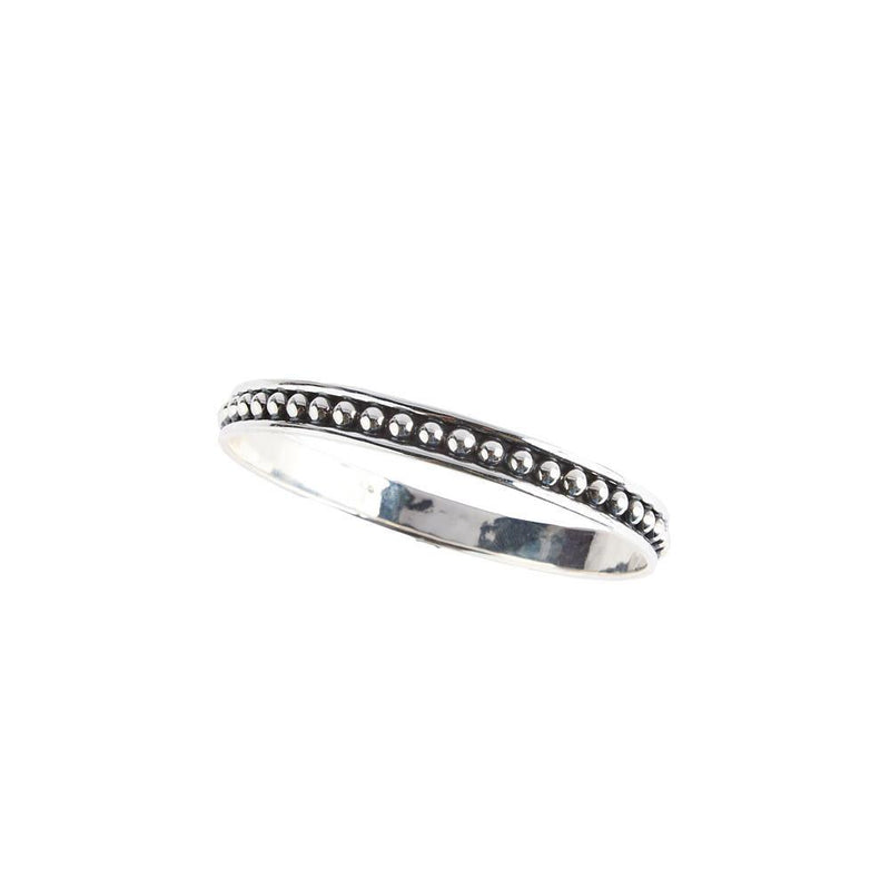 Sterling Silver Dot Bangle