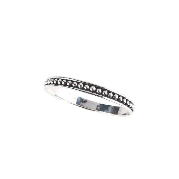 Sterling Silver Dot Bangle