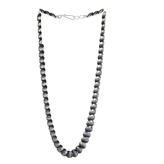 Sterling Silver Flat Disc Necklace