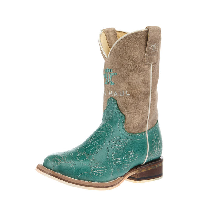Kid's Prickly Pear Sole Square Toe Boot