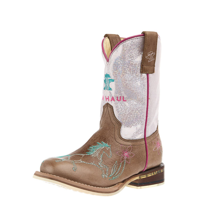 Kid's Don’t Horse Around Sole Square Toe Boot