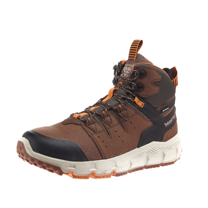 Men's Tempe 6in Waterof Brown Alloy Toe Lace Up Work Boot