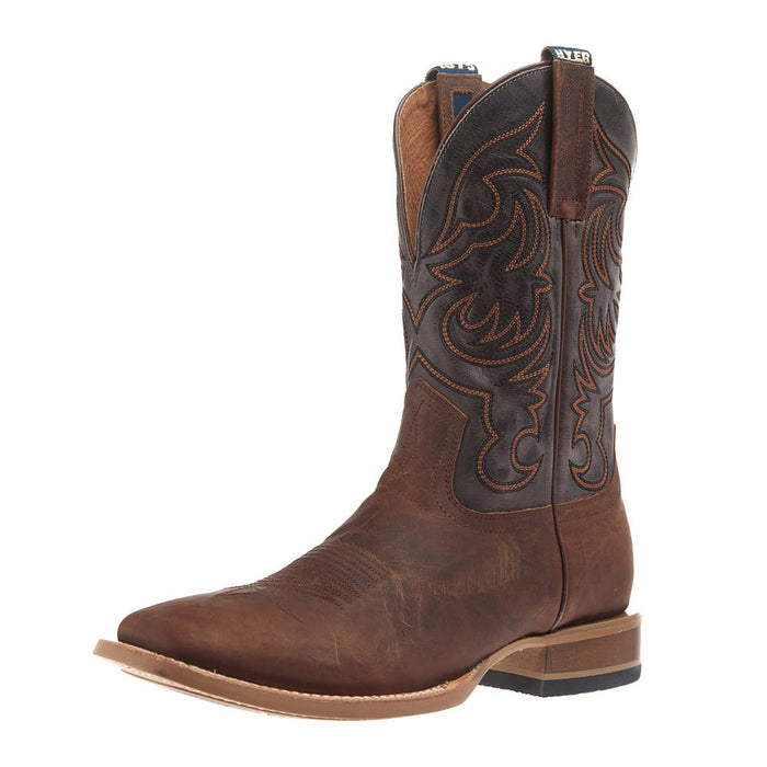Men's Bucklin Tan Crunch Cowhide Vamp 11in Light Coal Cowhide Top