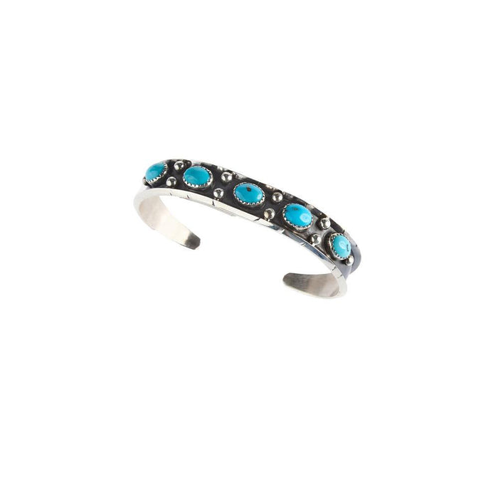 Sterling Silver Kingman Turquoise Cuff