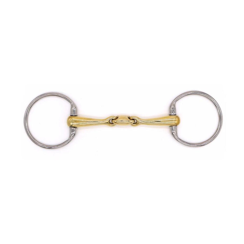Double Jointed Golden Ease Eggbutt Bit 5.25