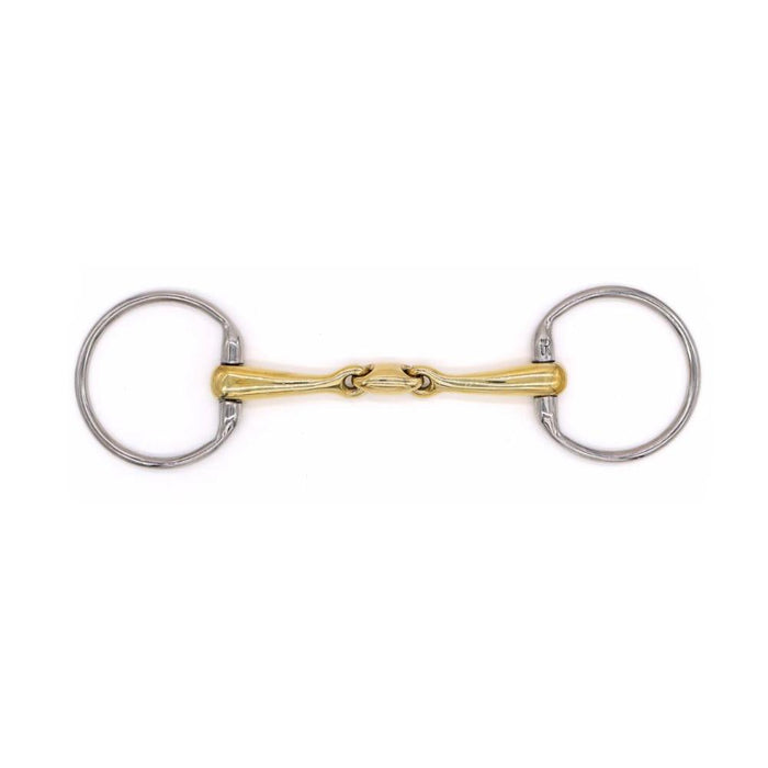Double Jointed Golden Ease Eggbutt Bit 5.25