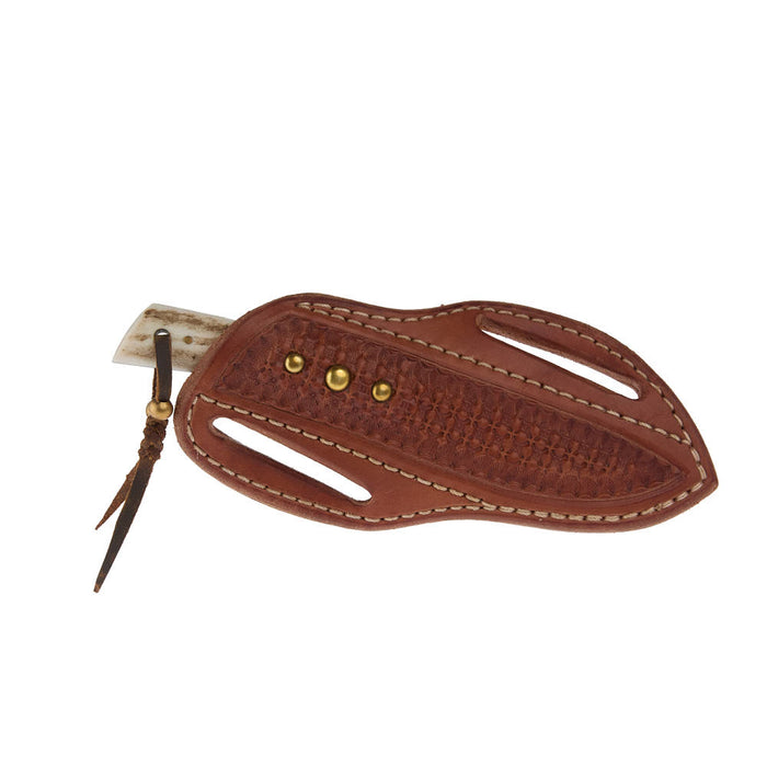 Skyline 2 With Box Pattern Tooled Sheath