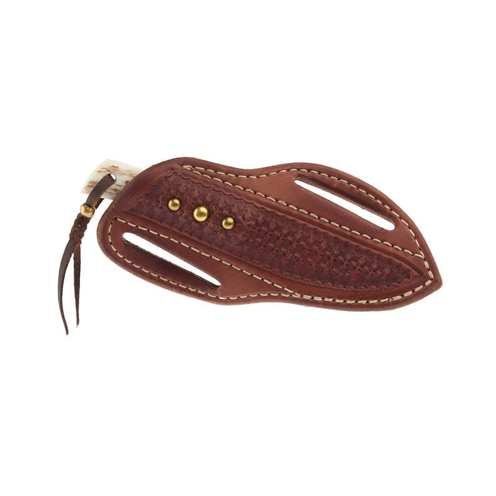 Skyline 3 With Box Pattern Tooled Sheath