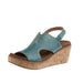 Women's Turquoise Darlin Wedge Sandal