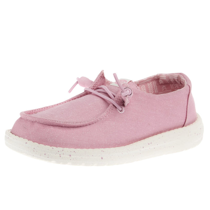 Kid's Wendy Strech Canvas Cameo Pink Casual Shoe