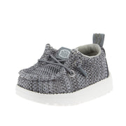 Infant's Lil Slip On Core Grey and White Casual Shoe