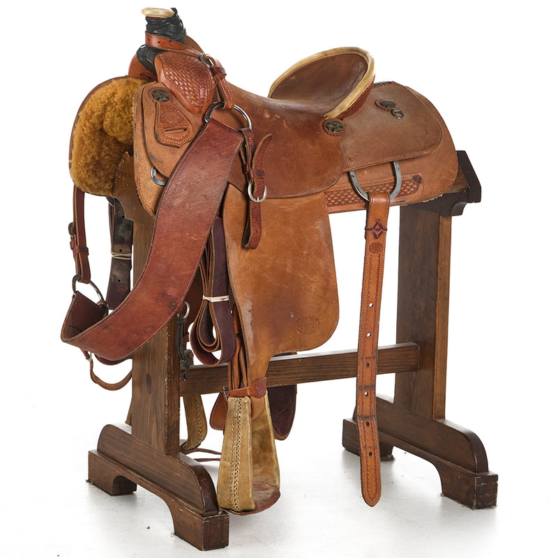 Used 15.5in 1/8 Breed Basket Team Roper