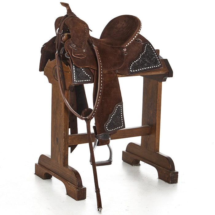 Used 14.5in Roughout with Tooled Corners Barrel Saddle