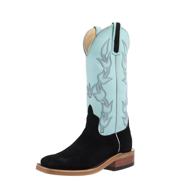 Anderson Bean Women's Ride Ready Black Carpincho Vamp 13in Cool Gelato