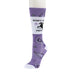 Don’t Ride in Fear Lavender Performance Socks