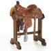 Used 14.5in 1/4 Breed Floral Tooled Team Roper