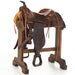Used 15in Full Floral Tooled Pleasure Saddle