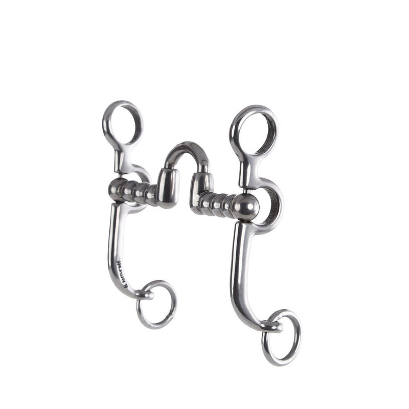 Low Port with Beaded Bars Short Shank Bit