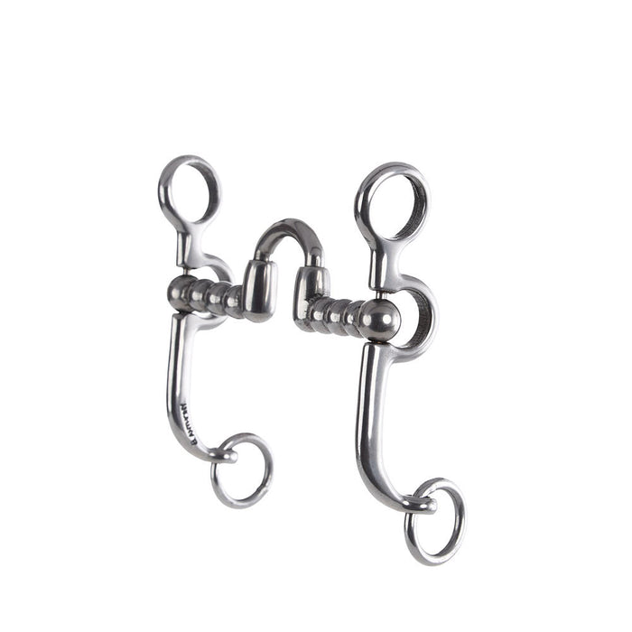 Low Port with Beaded Bars Short Shank Bit