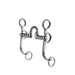 Low Port with Beaded Bars Short Shank Bit
