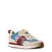 Women's Tan Suede Denim Stars Ranch Runner Tennis Shoe