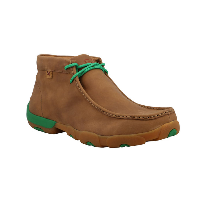Men's Burnt Sand Kelly Green Driving Moc Casual