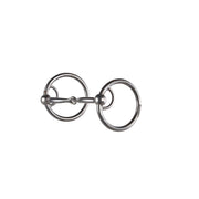 Smooth Locked O Ring Snaffle Bit