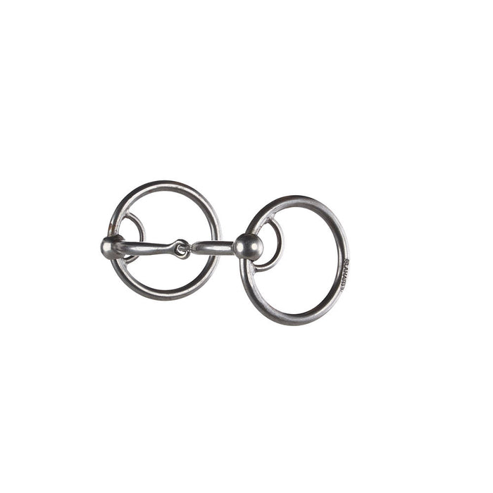 Smooth Locked O Ring Snaffle Bit
