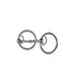 Smooth Locked O Ring Snaffle Bit