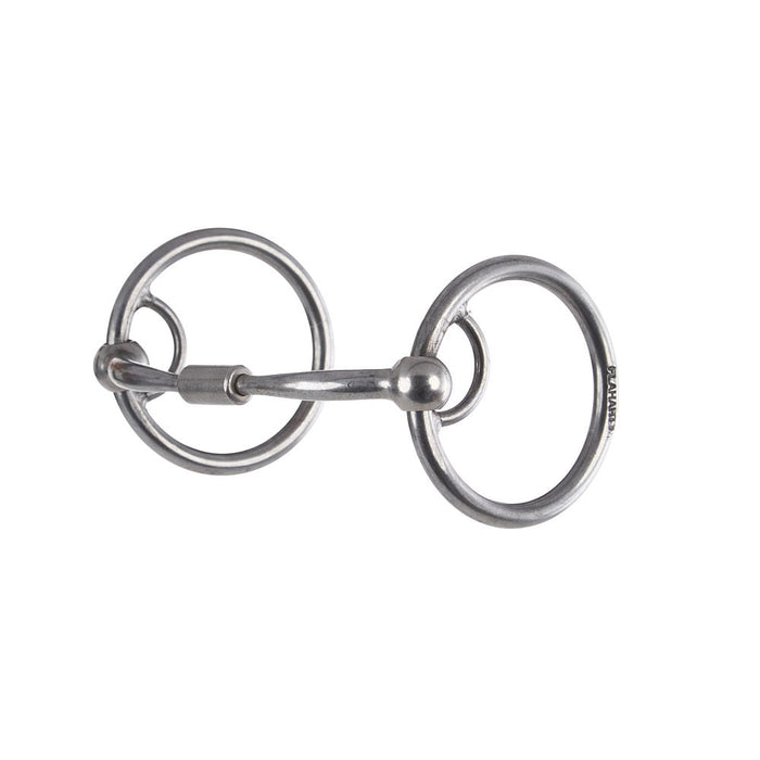 Smooth Billy Allen Locked O Ring Snaffle Bit