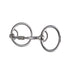 Smooth Billy Allen Locked O Ring Snaffle Bit