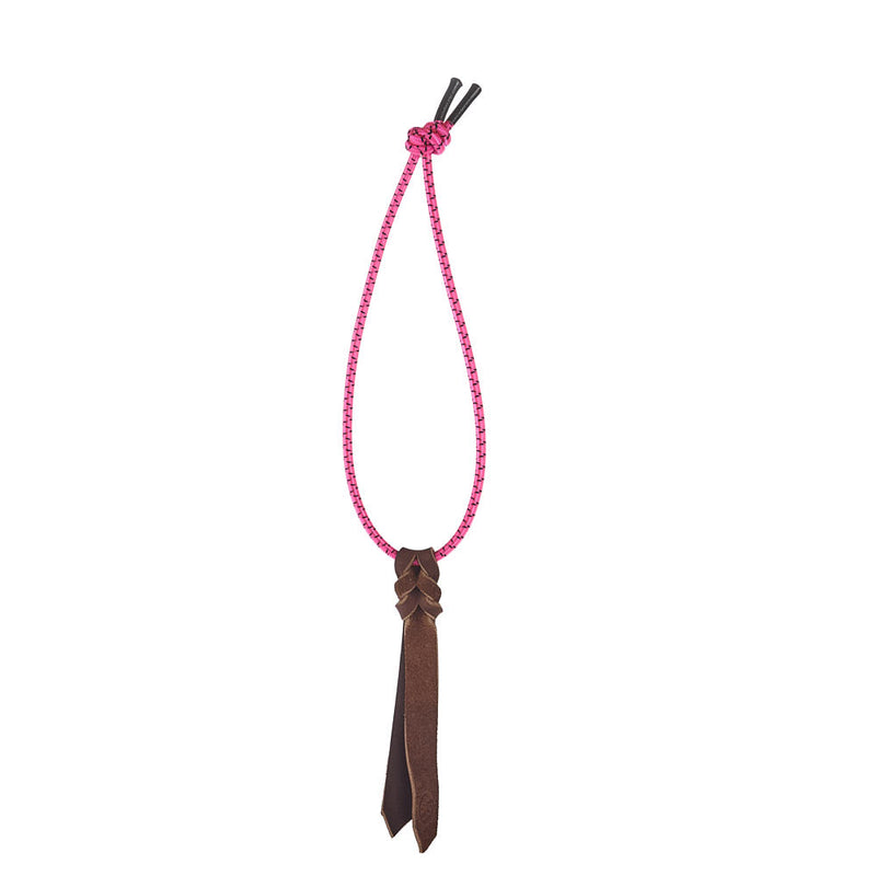 Neon Pink Pinstripe Rope Bungee Strap