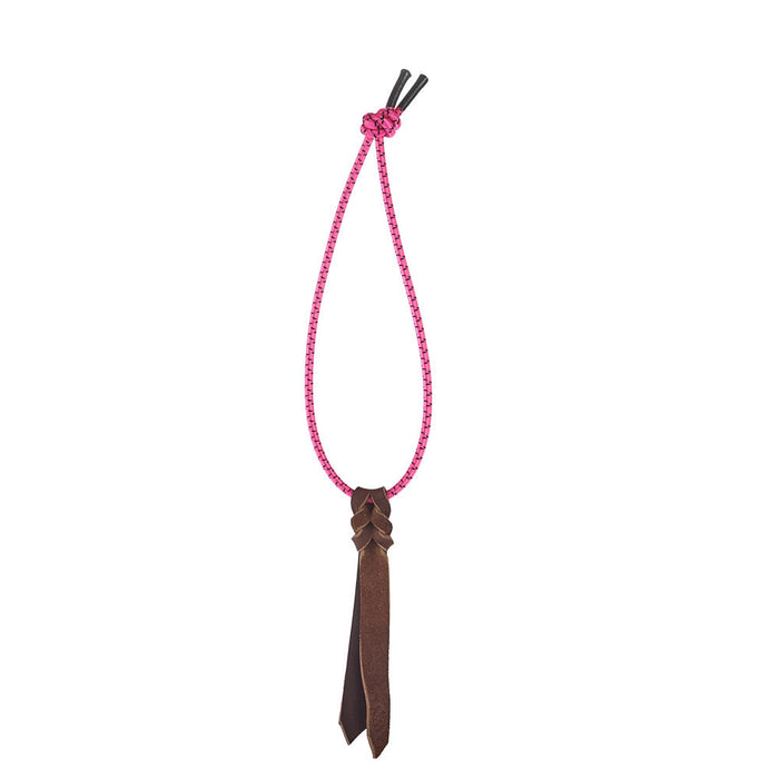 Neon Pink Pinstripe Rope Bungee Strap