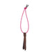 Neon Pink Pinstripe Rope Bungee Strap