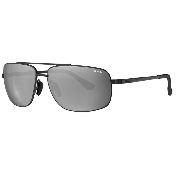 Gambit Polished Black, Grey, Silver Sunglasses