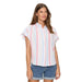 Women's Roseville Stripe Short Sleeve Shirt