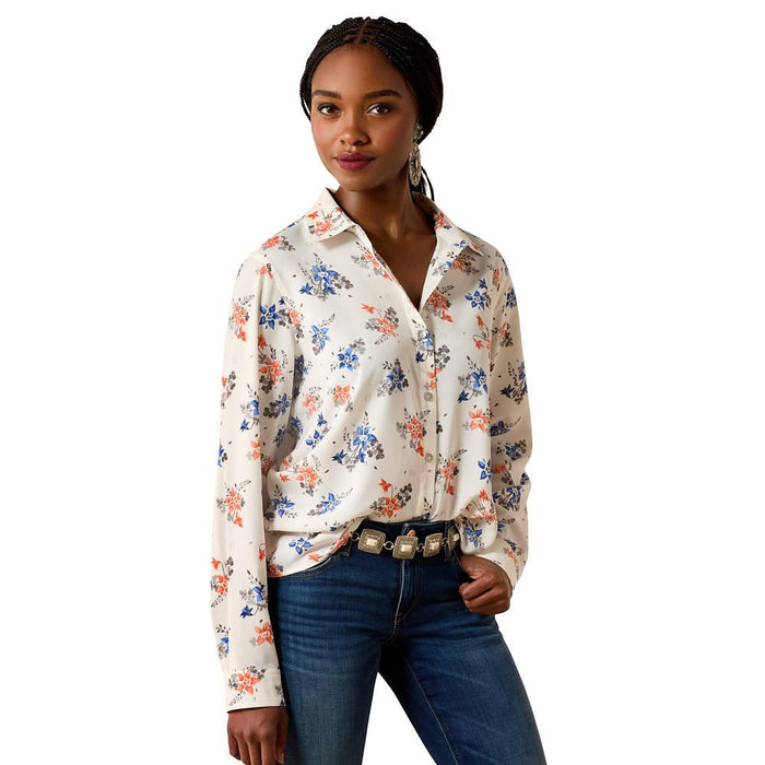 Women's Horseshoe Print Homestyle Shirt